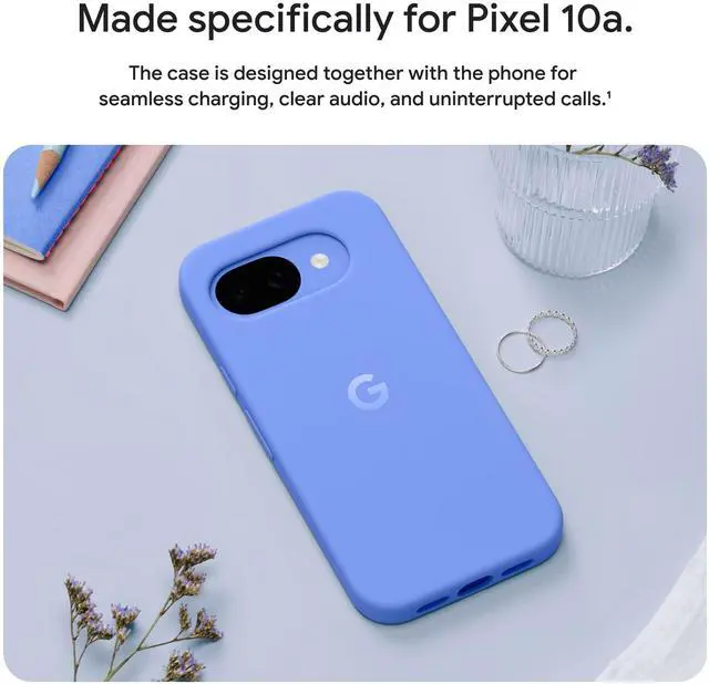 Alt view image 2 of 4 - Pixel 10a Case - Stain-Resistant Silicone Phone Case - Berry
