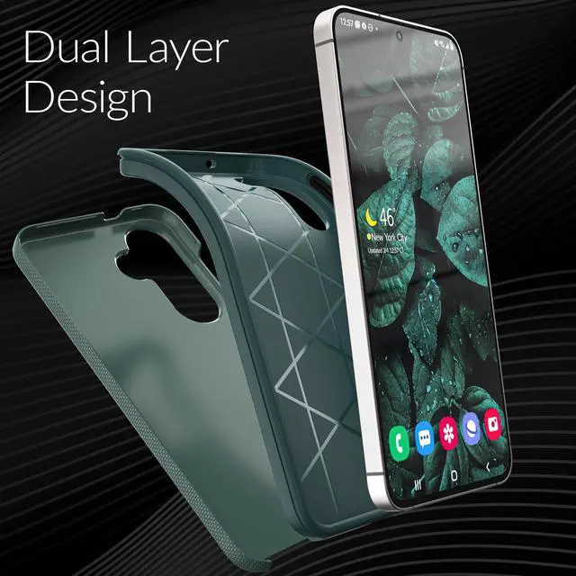 Alt view image 4 of 7 - Dual Guard for Samsung Galaxy S25 FE Case - Forest Green