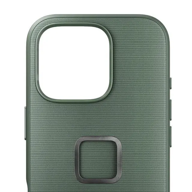 Alt view image 2 of 7 - Mobile Everyday Phone Case for iPhone 16 Pro, Sage, Slim Profile, Drop Protection, Weatherproof Fabric Shell, SlimLink Connects to Mobile Mounts & Gear