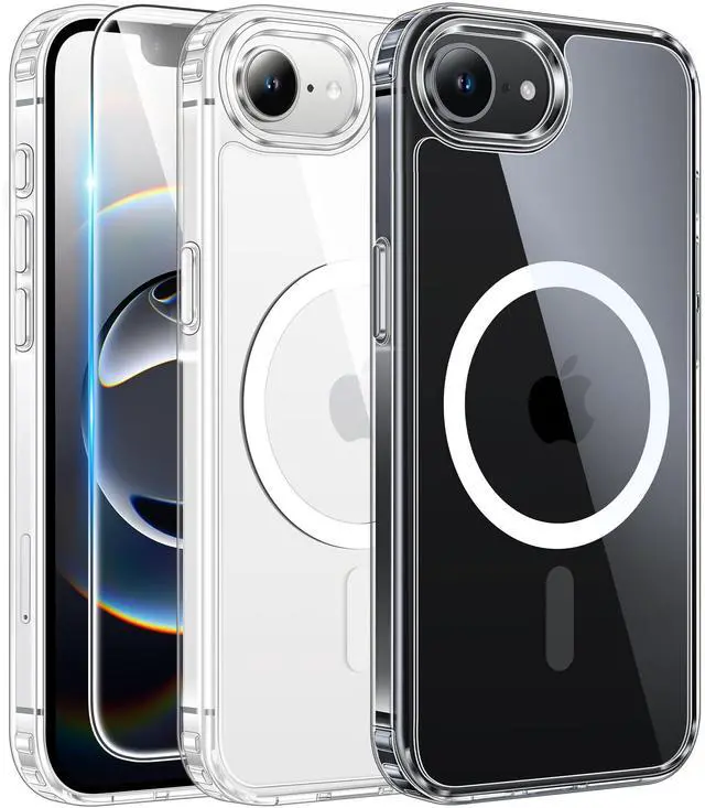 Main image of for iPhone 16e Case Compatible with Magsafe, Clear