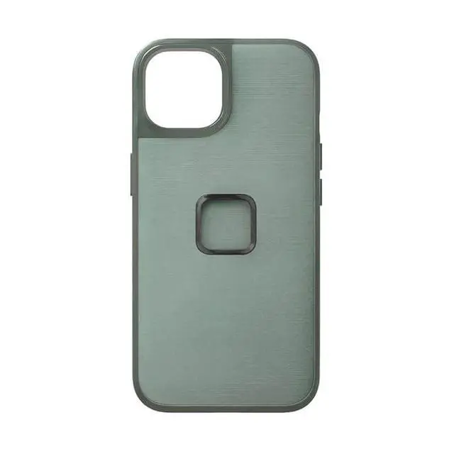 Alt view image 4 of 7 - Mobile Everyday Phone Case for iPhone 14 Pro, Sage, Slim Profile, 6 ft Drop Protection, Weatherproof Fabric Shell, SlimLink Connects to Mobile Mounts & Gear