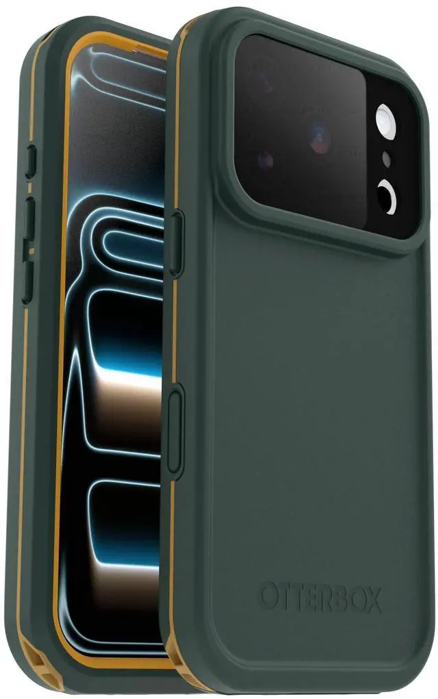 Alt view image 3 of 5 - iPhone 17 Pro FR Series Waterproof iPhone Case - Green
