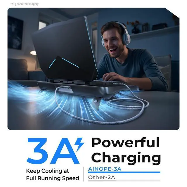 Alt view image 6 of 7 - USB to USB Cable, 6.6FT USB 3.0 A to A Male to Male Cable 5Gbps Double End Type A Cord for Data Transfer Compatible with Hard Drive, Laptop Cooling Pad, USB Hub, KVM, DVD