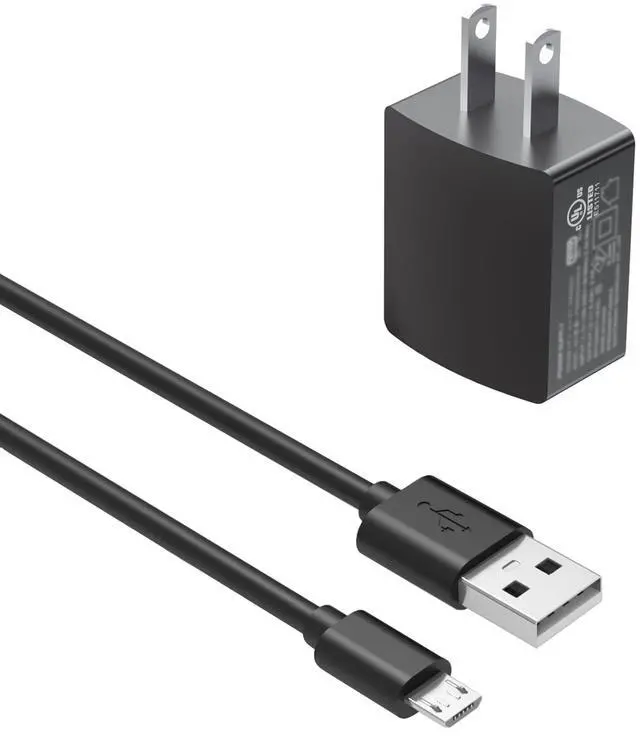 Main image of Micro USB Charger Fit for Samsung Galaxy Tab A 10.1"/8.0"/7.0"/9.7"/8.4", Tab E, Tab S2, SM-T580/P580/T800/T113/T520/T900/T320 Tablet, 5V 2A 10W Adapter with 5ft Charging Cord Cable