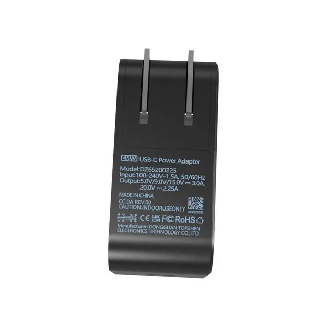 Alt view image 2 of 7 - 45W USB-C Charger Compatible with Surface pro 10/X/11/12,Power Adapter for iPad Pro 12.9/11(M2)/Air (9th Gen),Compatible with Microsoft Surface Laptop&Tablet Type C Power Adapter