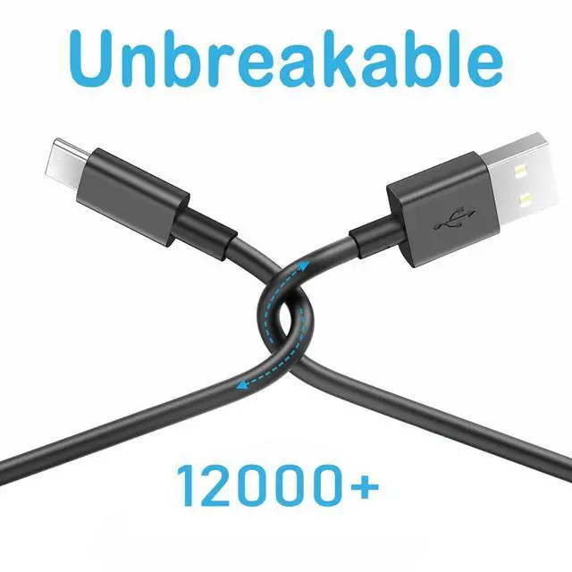 Alt view image 5 of 6 - Fast Charger Fire HD 10 Tablet Cable Compatible for HD 8, Fire 7, Kindle (2019, 2020, 2021, 2022 Release, 9th, 10th, 11th, 12th Generation) Kids Pro Plus Gen Tablet USB C Charging Cord Adapter (5ft)
