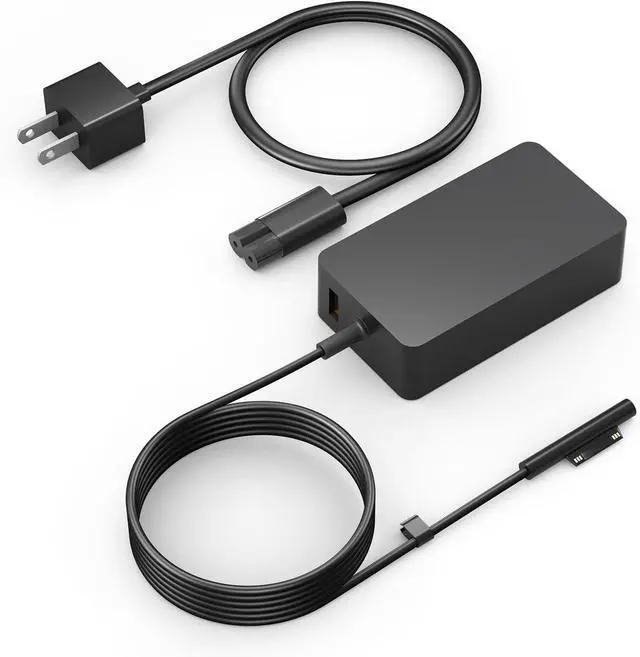 Main image of 65W Surface Pro Laptop Charger for Microsoft Surface Pro 11,10, 9, 8, 7+, 7, 6, 5 Surface Laptop 5 Studio 4 Go 3 2, Surface Book 3 2 1, Surface Go Tablet, Support 36W, 44W