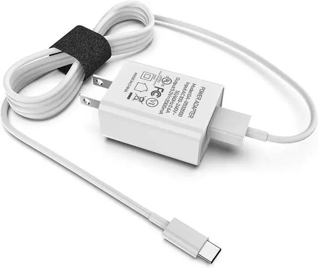 Main image of Fast Charger Compatible for Fire UL Listed AC Adapter 2A Rapid Charger with 6.6Ft Micro-USB Cable for All-New Fire 7 HD 8 10 Plus Tablet, Kids Pro, Kids Edition, HD HDX 7 8.9 (White)