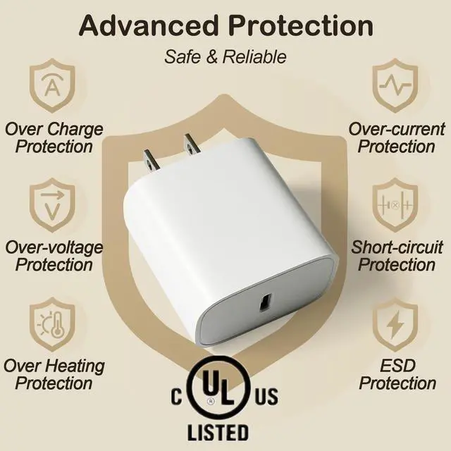 Alt view image 6 of 7 - USB C Fast Charger for Samsung Galaxy Tab S11,S10,S9,S8,S7,S6,S5e,S4, Tab A11+,A9+ 11", A7 10.4",A8 10.5" Tab A 10.1,Tab A 8.4", 8.0" Tablet Charger with 6.6Ft USB-C Cord,20W PD Power Adapter