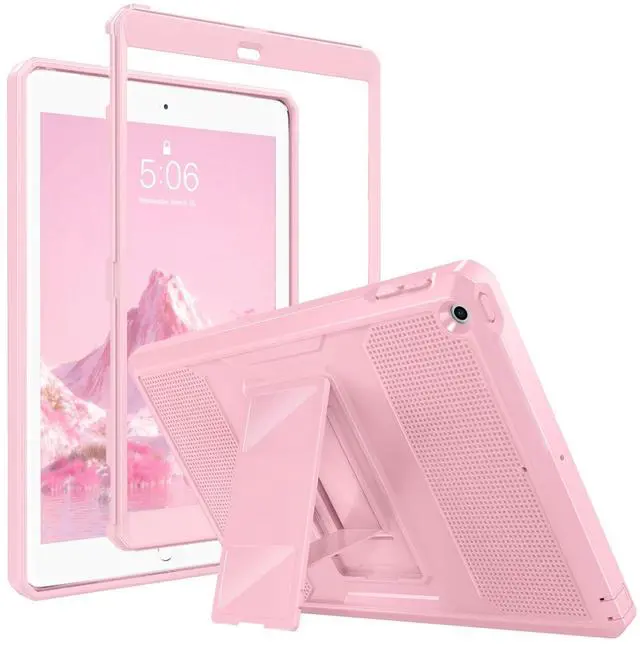 Main image of Shockproof Case Fit 2018/2017 iPad 9.7 6th/5th Generation, Light Pink