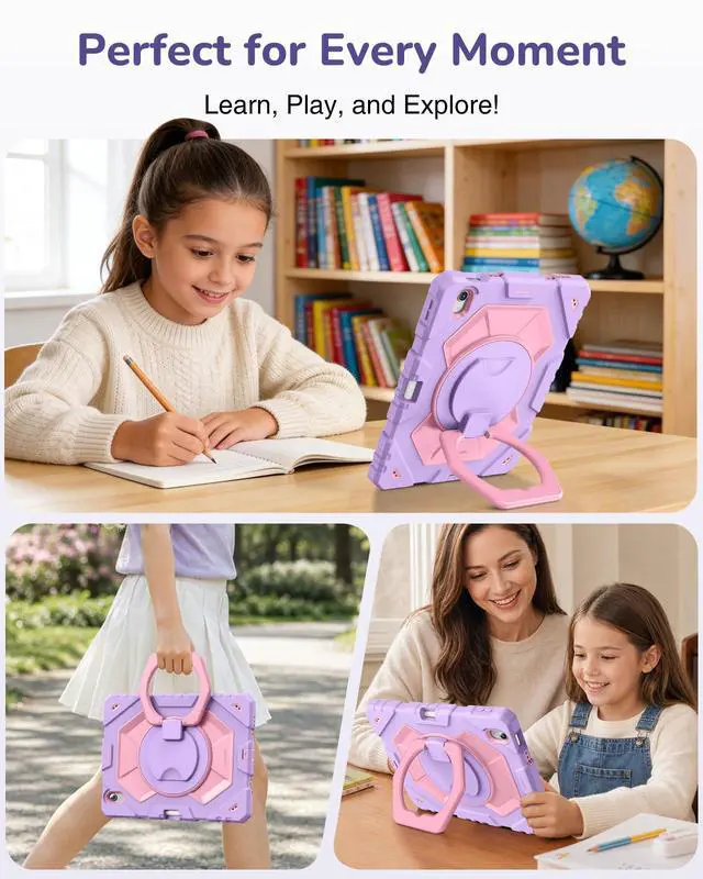 Alt view image 6 of 7 - Kid-Friendly Case for iPad (A16) 11th Gen 11-inch, iPad 10th Gen