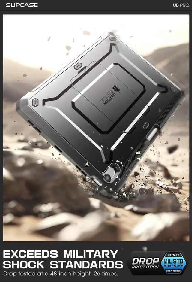 Alt view image 3 of 7 - for iPad Air 11/10.9 inch Case 2026/2025/2024/2022/2020, Black