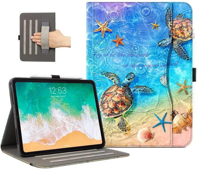Main image of Case for iPad Air 13" M4/M3/M2, Pro 12.9" 6/5/4/3 Gen, Sea Turtle