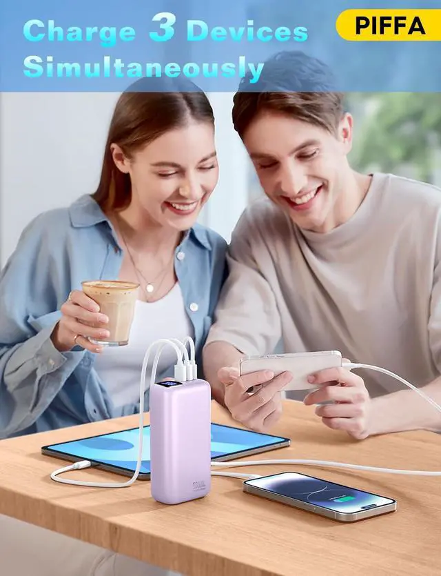 Alt view image 4 of 6 - Portable Charger Power Bank,50000mAh 22.5W Battery Pack for iPhone