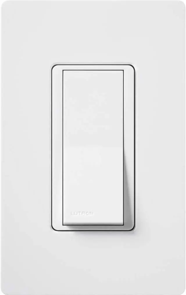 Alt view image 2 of 2 - Claro On/Off Switch 15-Amp, Single-Pole, CA-1PS-WH-2, White, 2 Pack