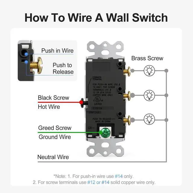 Alt view image 2 of 7 - Triple Rocker Decorator Light Switch 15A 120V UL Certified