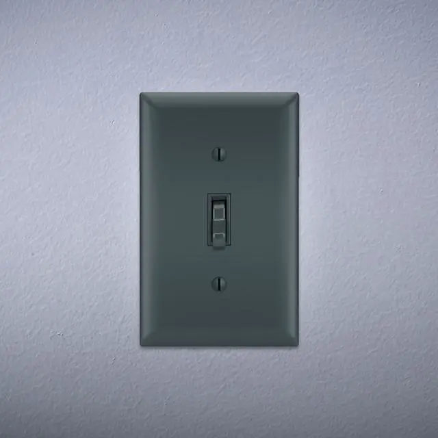 Alt view image 4 of 4 - Legrand 15 Amp Single Pole Residential Toggle Light Switch, Black 1 Pack