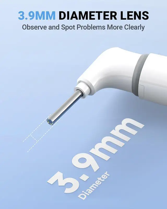 Alt view image 3 of 7 - WiFi Otoscope, HD Otoscope Camera with Light, Ear Checker for Kids & Adults