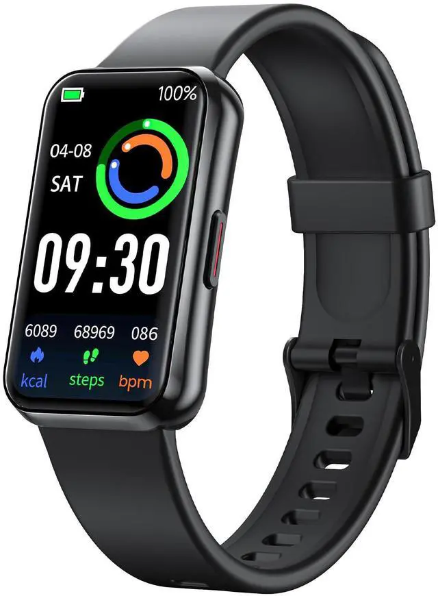 Main image of Fitness Tracker with 24/7 Heart Rate & Blood Oxygen Monitor, 1.47" OLED Color Screen Smart Watch, Waterproof Activity Tracker with Sleep Step Counter & Smart Notifications for Men Women