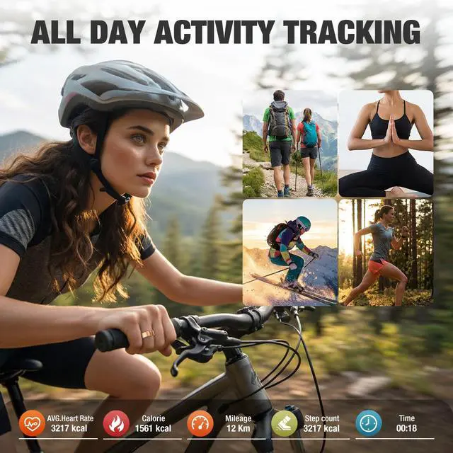Alt view image 4 of 7 - Smart Ring with Heart Rate, Blood Oxygen, Sleep Tracker, Step Tracker