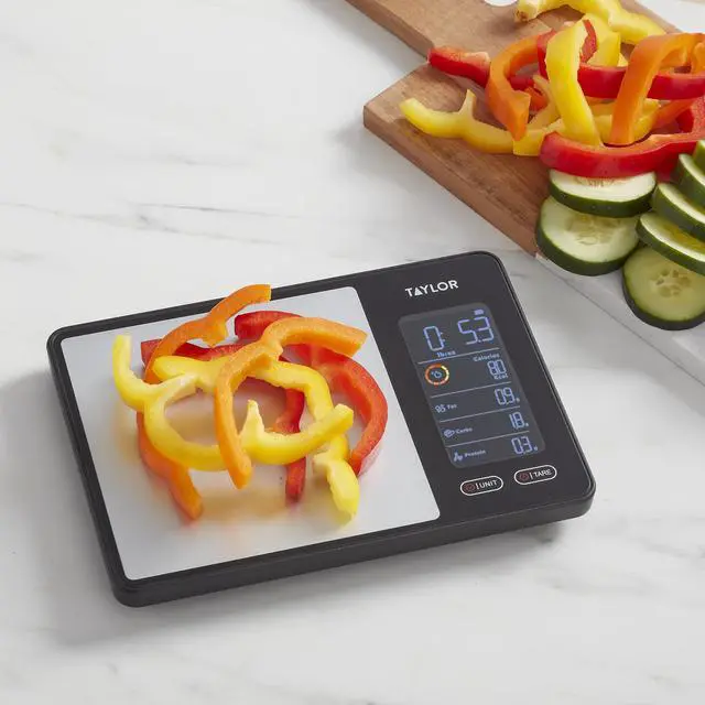 Alt view image 4 of 5 - 5340117 Smart Food Scale with Precision Hub App, Digital Kitchen Scale for Macro Tracking and Calorie Logging, 11 lb Capacity, Measures Grams, Ounces & Liquids, Batteries Included
