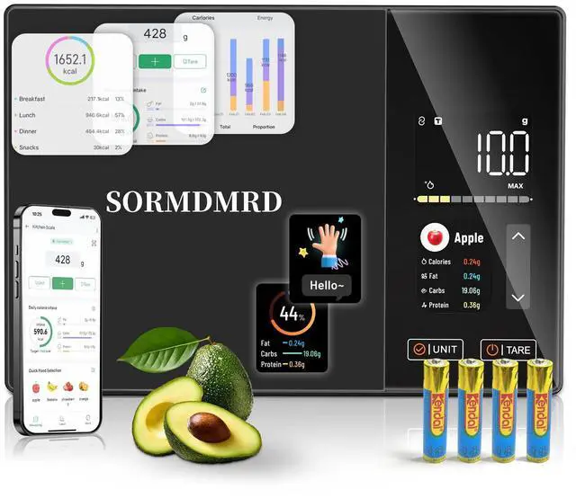 Main image of Smart Kitchen Food Scale with Nutritional Calculator
