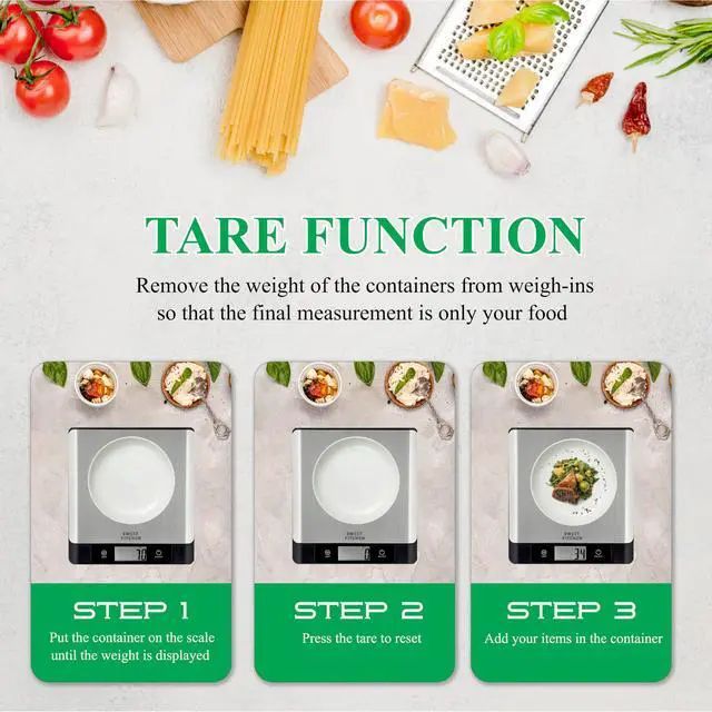 Alt view image 6 of 7 - Smart Food Scale for Kitchen,Digital Food Scale with Nutritional Calculator, 24 Nutrients Tracking for Weight Loss, Connect to Smartphone App Android and iOS, Stainless Steel 11lb max