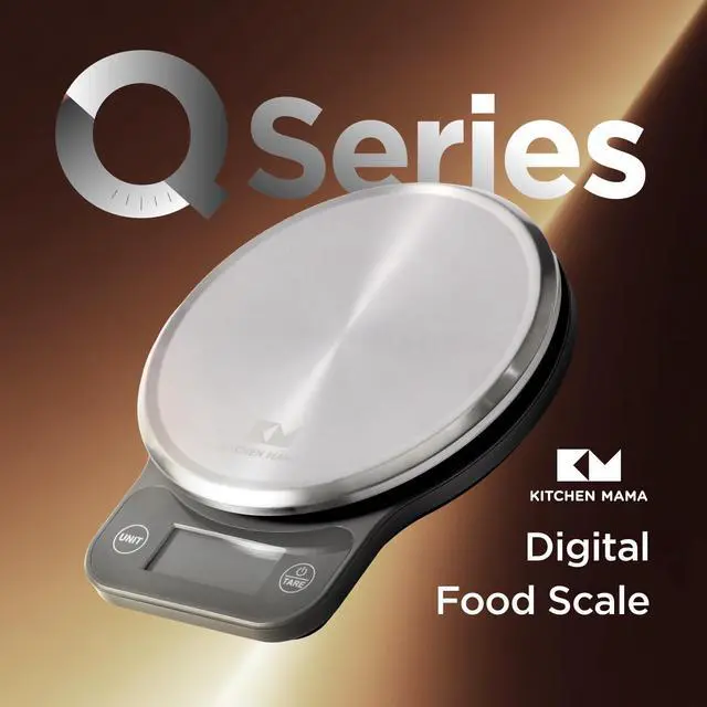 Alt view image 2 of 7 - Q-Series Digital Food Scale, Metal Gray