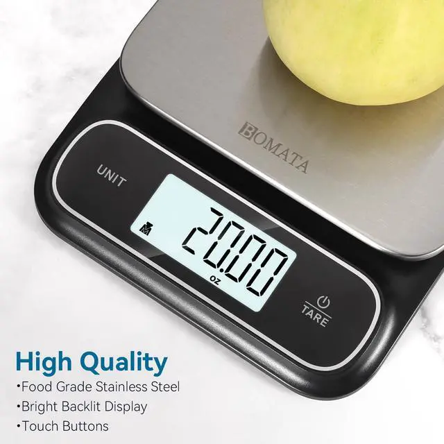 Alt view image 5 of 7 - Waterproof IPX6 Kitchen Scale with 0.1 g/0.01 oz High Precision