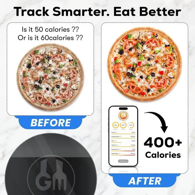 Alt view image 3 of 7 - Portable Food Scale with Nutritional Calculator. Rechargeable Travel Size for Weight Loss, Nutrition, Calories, Diabetes, Meal Prep - Pocket Digital Kitchen Scales - Free GOURMETMILES App