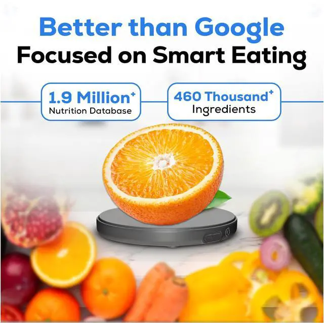 Alt view image 5 of 7 - Portable Food Scale with Nutritional Calculator. Rechargeable Travel Size for Weight Loss, Nutrition, Calories, Diabetes, Meal Prep - Pocket Digital Kitchen Scales - Free GOURMETMILES App