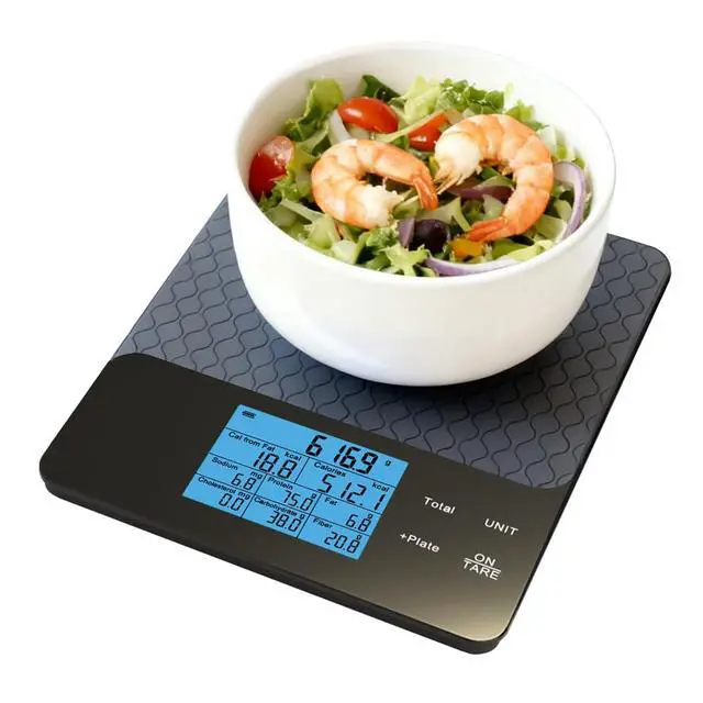 Main image of Nutritional Scale with App, 2000g x 1g Smart Food and Kitchen Scale