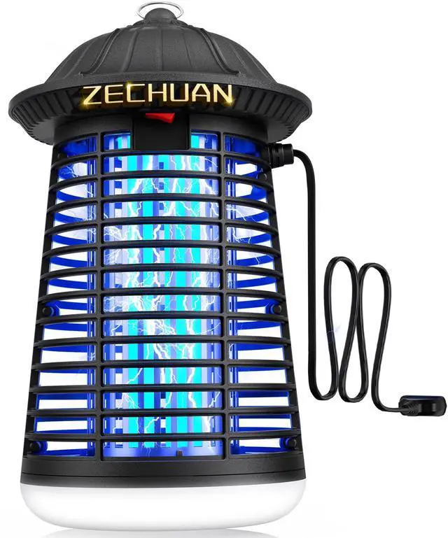 Main image of Bug Zapper Indoor Outdoor with LED Light, Mosquito Killer Lantern, Electronic Fly Trap Insect Killer for Home, Backyard, Patio, Garden