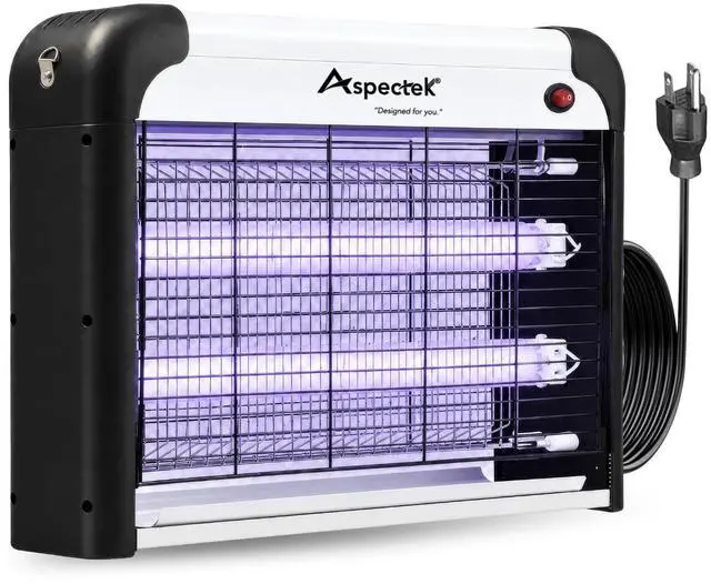Main image of Electric Bug Zapper, 20W UV Bulbs, High Voltage Mosquito, Fly and Moth Killer, Indoor and Covered Outdoor Insect Control for Gnat and Fruit Flies, Easy-Mount Design with Hanging Chain