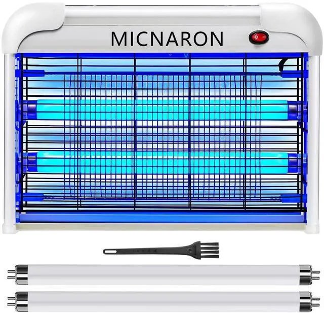 Main image of Electric Bug Zapper Indoor with 2 Replacement UV Blue Light Attract Bulbs
