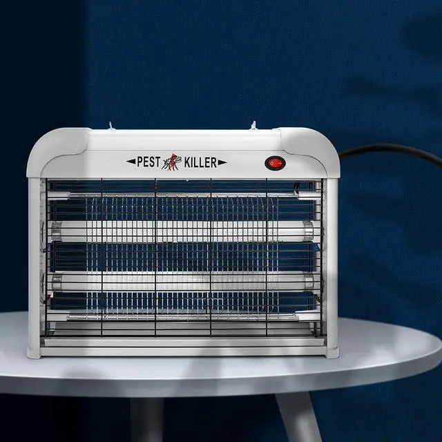 Alt view image 4 of 7 - Electric Bug Zapper Indoor with 2 Replacement UV Blue Light Attract Bulbs