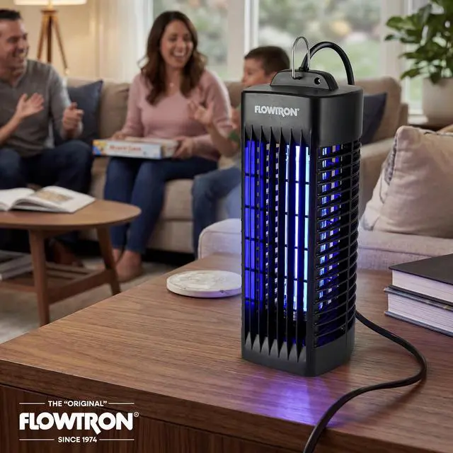Alt view image 5 of 7 - Plug-in Indoor Bug Zapper, 1000V, 215 Sq Ft, Black