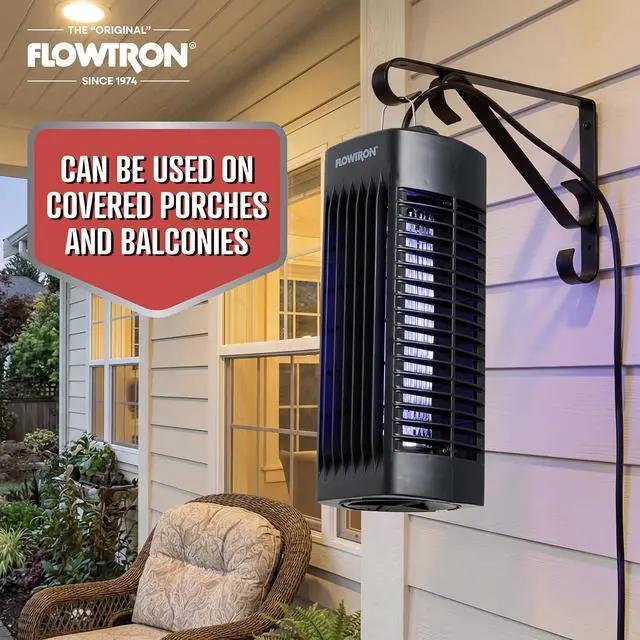 Alt view image 6 of 7 - Plug-in Indoor Bug Zapper, 1000V, 215 Sq Ft, Black