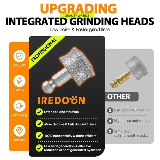 Alt view image 6 of 7 - Dog Nail Grinder Replacement Head for Most Brands and All Pets