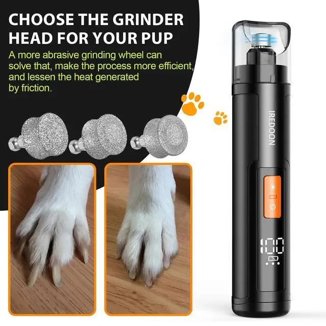 Alt view image 4 of 7 - Dog Nail Grinder Replacement Head for Most Brands and All Pets