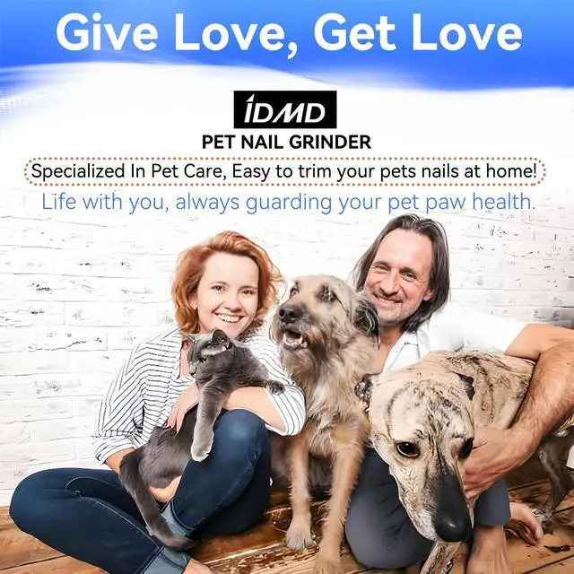 Alt view image 7 of 7 - Dog Nail Grinder Quiet,Dog Nail Trimmers with Light, Pro Pet Nail Grinder