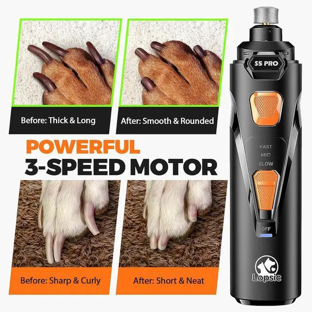 Alt view image 4 of 7 - Whisper Quiet Dog Nail Grinder Safe & Stress-Free for Sensitive Dogs Cats