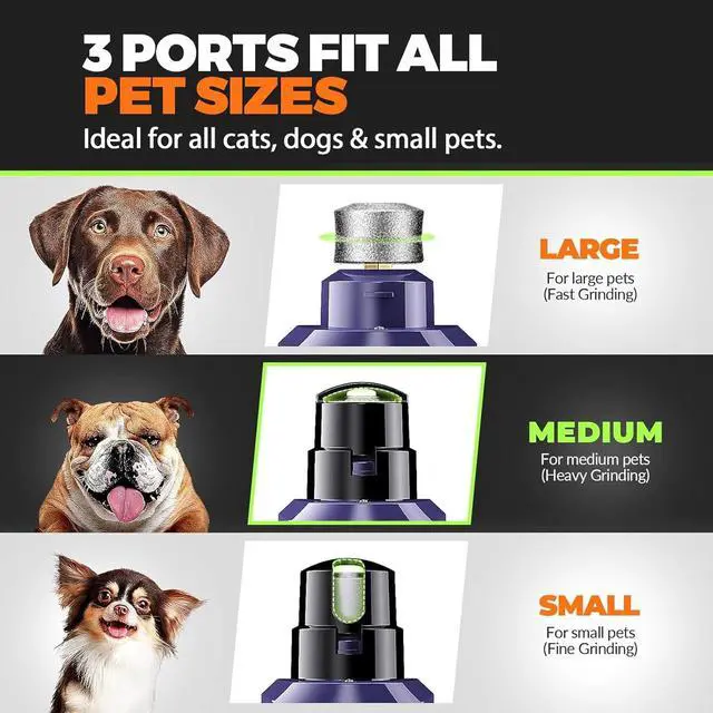 Alt view image 6 of 7 - Whisper Quiet Dog Nail Grinder Safe & Stress-Free for Sensitive Dogs Cats