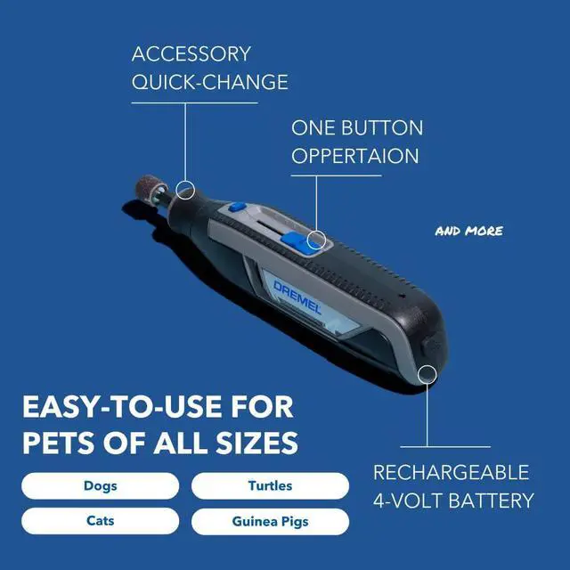 Alt view image 3 of 7 - PawControl 7760-PET Dog Nail Grinder and Trimmer - Cordless & Rechargeable Pet Grooming Tool Kit - Safe for Dogs, Cats, and Small Animals (Amazon Exclusive)