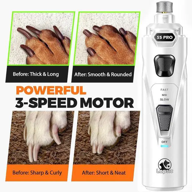 Alt view image 3 of 7 - Whisper Quiet Dog Nail Grinder Safe & Stress-Free for Sensitive Dogs Cats