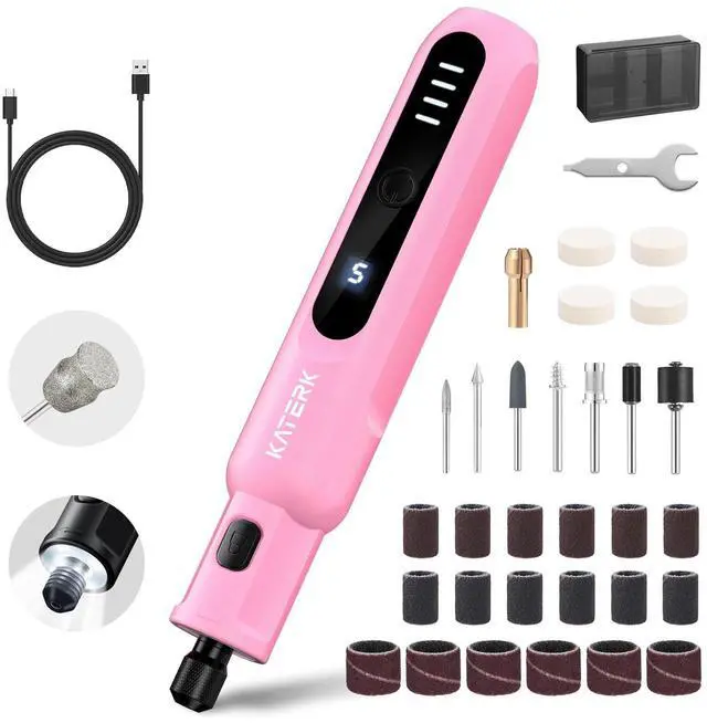 Main image of Pet Dog Nail Grinder - 5 Speed Quiet 32PCS Electric Dog Nail Trimmer