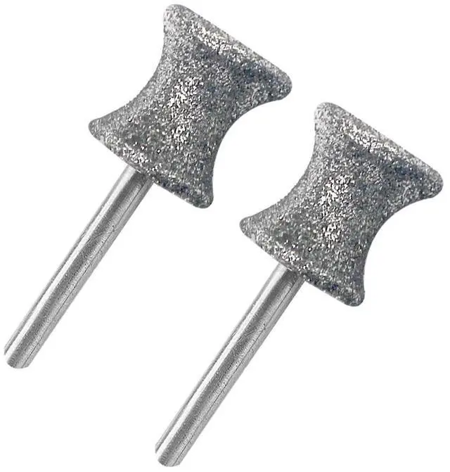 Main image of Diamond Rotary Nail Grinder Bits for Dog, 2PCS Diamond Dog Nail Grinder Head for Dremel,1/8" Replacement Grinder Wheel Pets Nail Grooming Tools for Medium Large Dogs