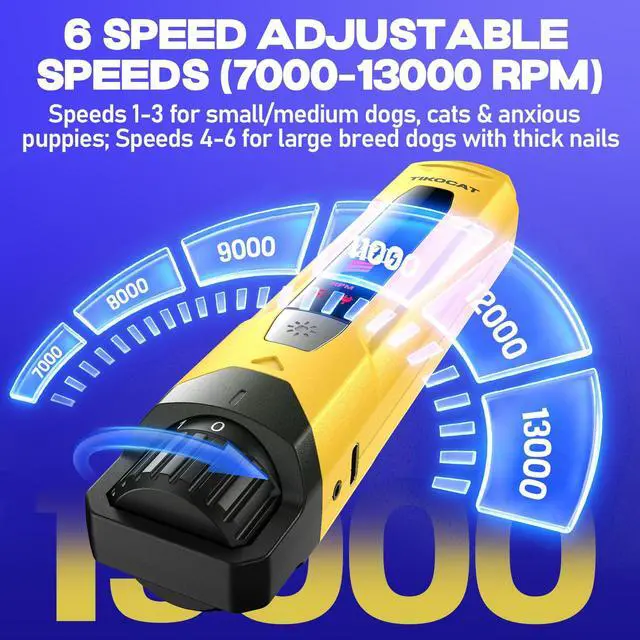 Alt view image 3 of 7 - Whisper-Quiet Dog Nail Grinder 50% More Powerful for Sensitive Dogs,Cats