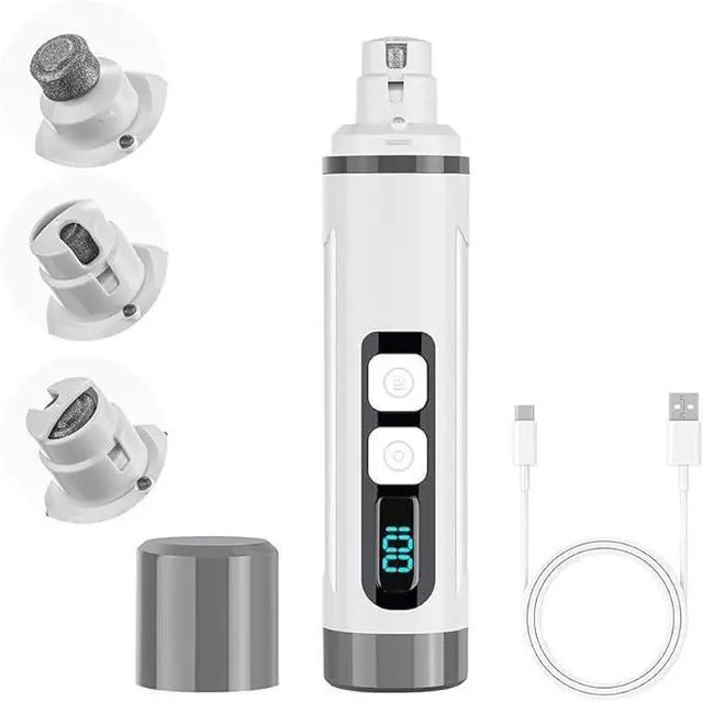 Main image of Dog Nail Grinder Quiet- Ultra-Quiet Dog & Cat Nail Grinder with LED Light & Battery Display & Upgrade Grinding Head - Painless Nail Trimmer for Small to Large Pets, Thick Nails, and Sensitive Paws