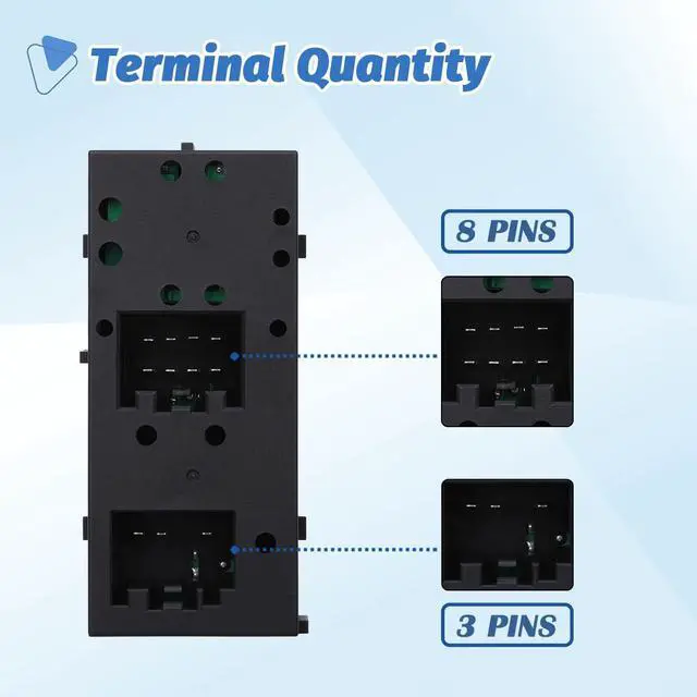 Alt view image 4 of 6 - Master Power Window Switch for 2004-2008 Ford F-150 03-06 Expedition
